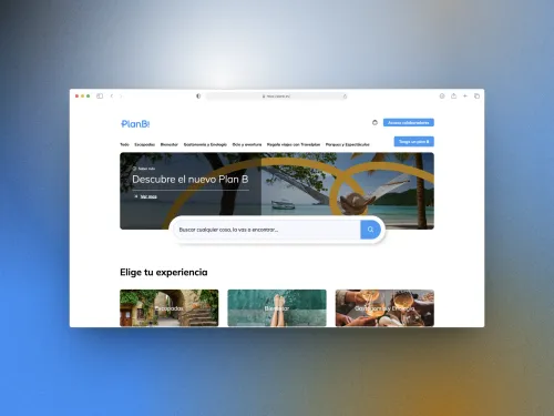 Captura de pantalla del proyecto Planb